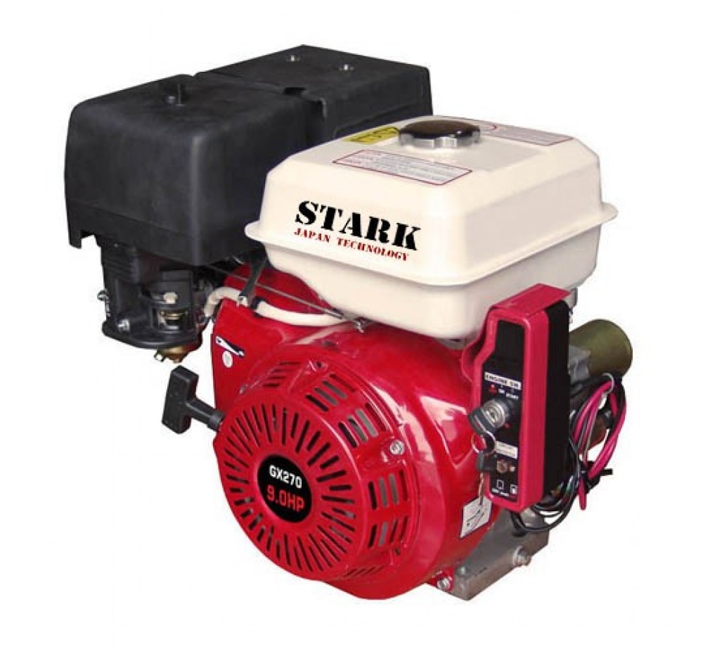 Двигатель STARK GX270E S(шлицевой вал 25мм) 9лс + электростартер