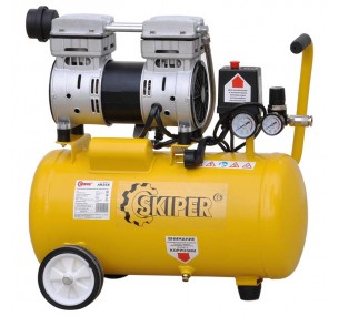 Компрессор безмасляный SKIPER AR25X (до 135 л/мин, 8 атм, поршневой, 25 л, 220 В, 750 Вт)