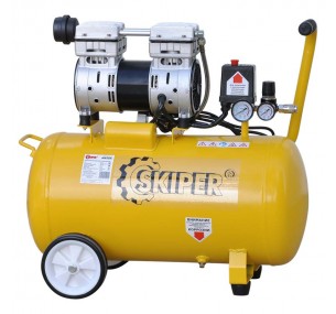 Компрессор безмасляный SKIPER AR50X (до 135 л/мин, 8 атм, поршневой, 50 л, 220 В, 750 Вт)