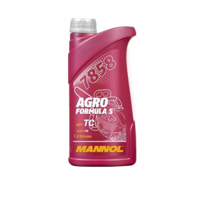 MANNOL 7858 Agro Formula S API TC / Масло моторное двухтактное синтетическое 1л (ЛИТВА)