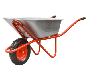 Тачка строительная ECO WB301-1 (130л, 300кг, 1 пневмоколесо 4.00-8), арт.WB301-1 (Китай)