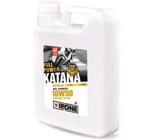 800361 Масло IPONE FULL POWER KATANA 10W40 моторное для мотоциклов,100% Synthetic with Ester, 4 литра