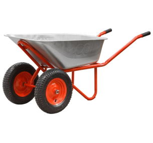 Тачка строительная ECO WB351-2 (130л, 350кг, 2 пневмоколеса 4.00-8), арт.WB351-2 (Китай)
