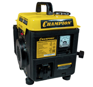 Генератор, CHAMPION 1/1,1кВт, 2лс, 2,2л 12,7кг,12V IGG980 4665270180874 , Страна произ-ва: Китай