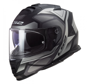 Мотоциклетный шлем LS2 FF800 STORM II FASTER MATT TITANIUM-06 (XL)