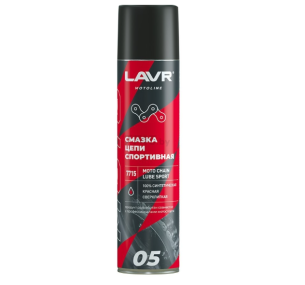 Ln7715 LAVR motoline Смазка цепи спортивная (400мл), страна происх. РОССИЯ