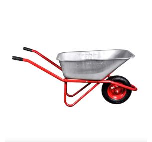 Тачка строительная SKIPER 125 X-MODE (до 125л, до 280кг, 1x4.00-8, пневмо, ось 16х100, разб. рама)