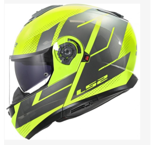 МОТОЦИКЛЕТНЫЙ ШЛЕМ LS2 FF908 STROBE II CODE H-V YELLOW GREY-06 (L)