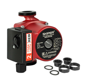 Насос циркуляционный Skiper SP25-60-130 (48-93 Вт, 3000 л/ч, 6 м, 2 года гарантия)