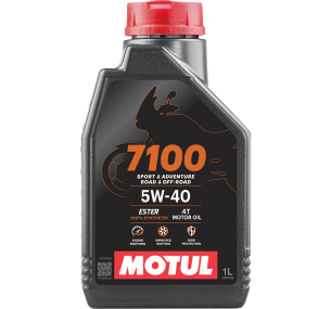 113197 Масло Motul 7100 5W40 4T моторное, 100% синтетическое для четырехтактных двигателей мотоциклов, 1 литр