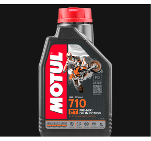 113195 Масло Motul 710 2T моторное синтетическое для двухтактных двигателей мотоциклов,1 литр, страна происх. ВЬЕТНАМ