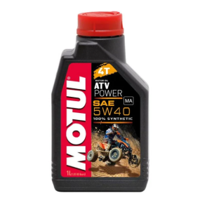 105897 Масло Motul ATV POWER 4T 5W40 моторное, 100% синтетическое для четырехтактных двигателей квадрациклов, 1 литр 105897 Масло Motul ATV POWER 4T 5W40 моторное, 100% синтетическое для четырехтактных двигателей квадрациклов, 1 литр