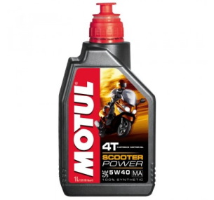 105958 Масло Motul SCOOTER POWER 4T 5W40 MA моторное для четырехтактных двигателей скутеров, 1 литр 105958 Масло Motul SCOOTER POWER 4T 5W40 MA моторное для четырехтактных двигателей скутеров, 1 литр