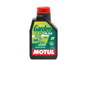 Масло Motul GARDEN 2T HI TECH моторное, полусинтетическое для двухтактных двигателей садовой техники, 1 литр