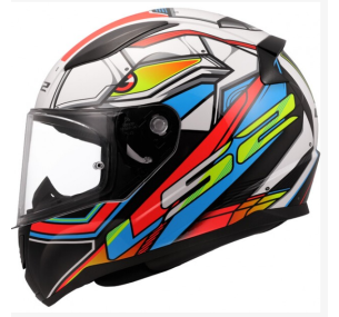 МОТОЦИКЛЕТНЫЙ ШЛЕМ LS2 FF353 RAPID II XDRON WHITE NEON ORANGE-06 (XL)