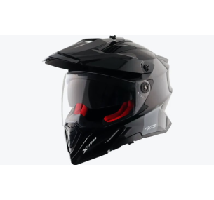 Шлем AXOR X-CROSS DUAL VISOR-E KR, цвет чёрный (L)