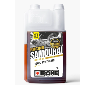 800089 Масло IPONE Samourai Racing  моторное, 100% Synthetic with Ester для двухтактных двигателей мотоциклов,1 литр