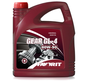 FAVORIT Gear SAE 80W-90 API GL-4  /Масло трансмиссионное минеральное 4 л. (БЕЛАРУСЬ)