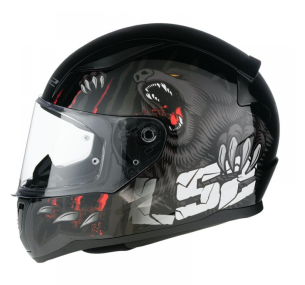 Мотоциклетный шлем LS2 FF353 RAPID II CLAW BLACK-06 (XXL)