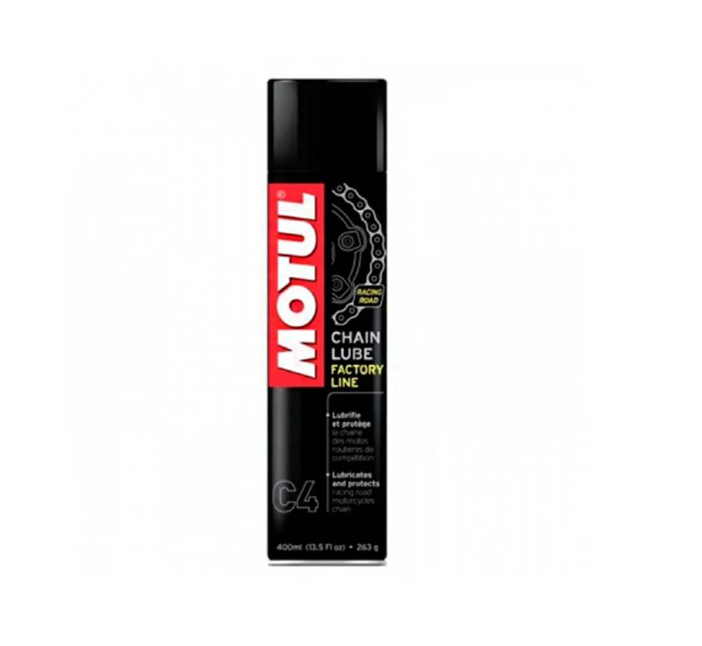 111658 Смазка Motul C4 CHAIN LUBE FL для мотоцепей синтетическая, 400мл