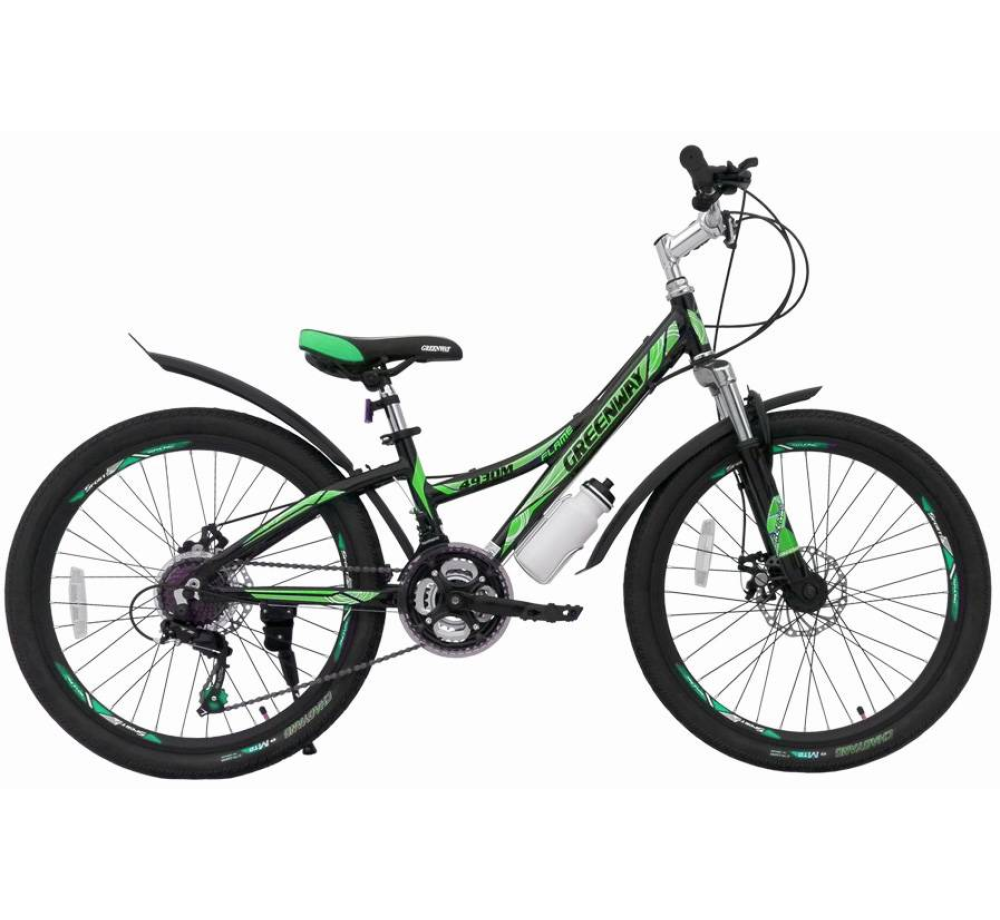 Велосипед Altair MTB disc зеленый /RBKT71N4P003