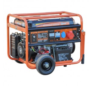 Электростанция SKIPER LT9000ЕВ-3 (6,5кВт, 1х220В/16А, 1х380В/16А, колеса, эл./старт)
