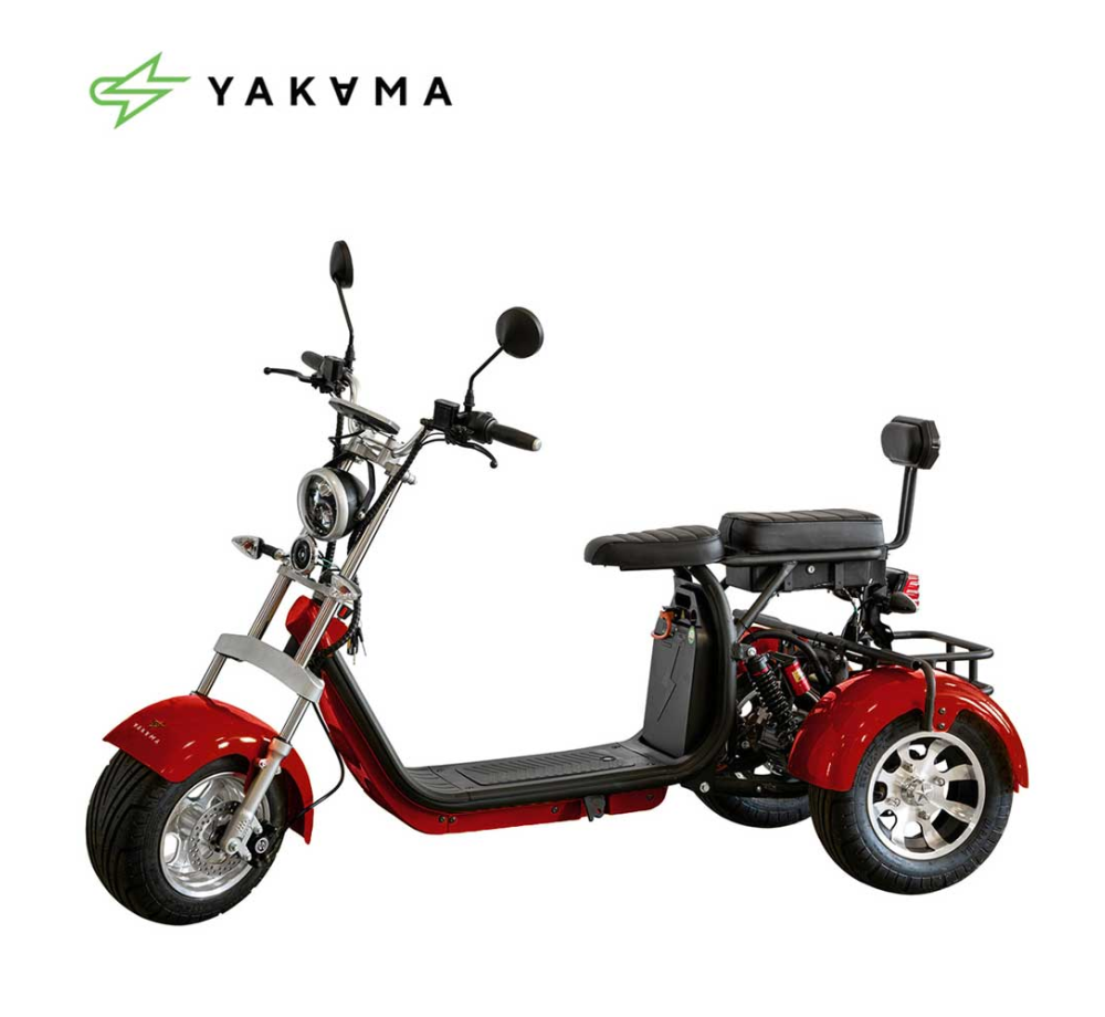 Электросамокат YAKAMA АР-Н0003G КРАСНЫЙ