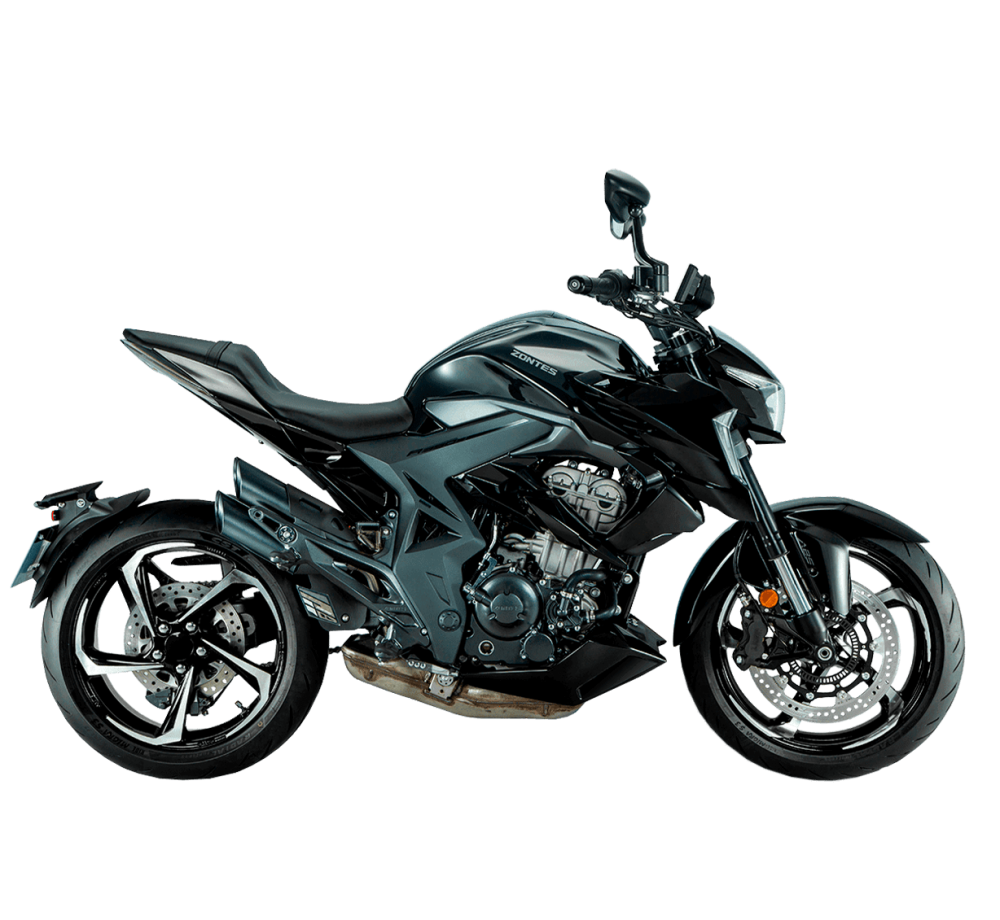 Мотоцикл ZONTES ZT350-R1 (4T ZT184MP EFI) 17/17 ПТС (черный, заводская упаковка, 1560537-796-9969)