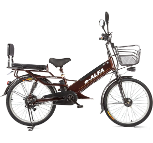 Электровелосипед ELTRECO e-ALFA GL коричневый