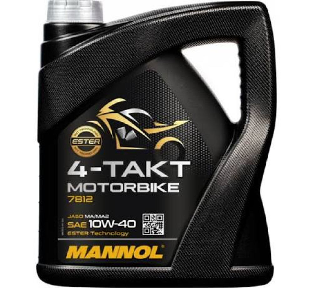 MANNOL 7812 4-Takt Motorbike SAE 10W-40 4л