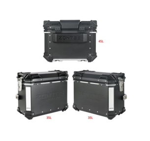 Комплект алюминевых кофров ZONTES ZT703-F (черный цвет)