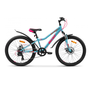 Велосипед бирюзовый AIST Rosy Junior 1.1 2024