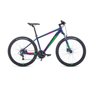 Forward Apache 27,5 3.2 DISC (2021) фиолетовый/зелёный 