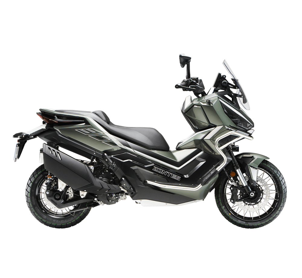 Максискутер ZONTES ZT368T-G (ZT1P79MP EFI) 17/14 ПТС (зеленый, заводская упаковка, 1560537-796-2299)